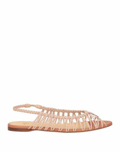 Francesco Russo Woman Sandals Blush Leather Cover