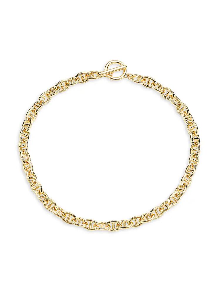 Argento Vivo Women's Studio 14K Goldplated Link Chain Necklace Cover