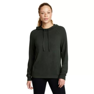 Eddie Bauer Women's Brushed Mixed-Stitch Easy Hoodie Cover