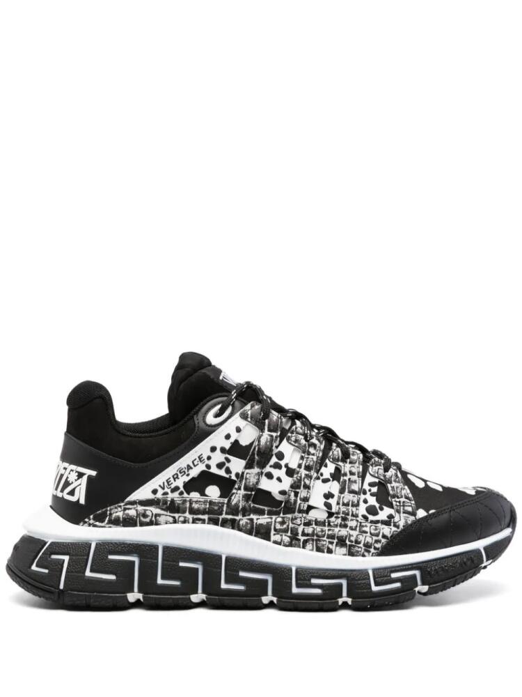 Versace Trigreca leather sneakers - Black Cover