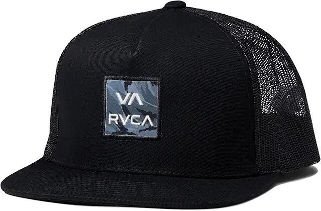 RVCA VA All The Way Print Trucker (Black) Caps Cover