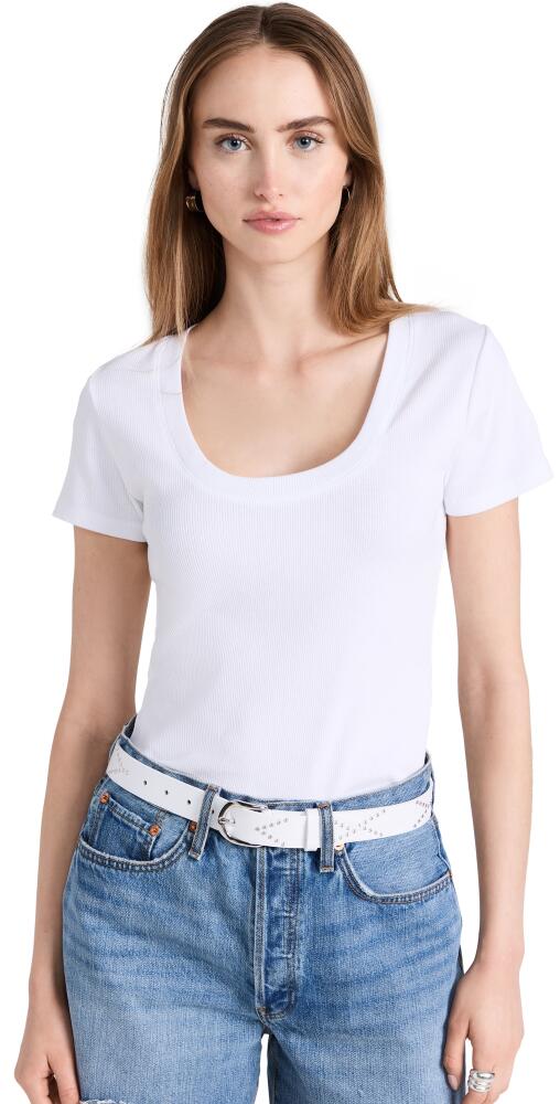 Z Supply Sirena Rib Tee White Cover