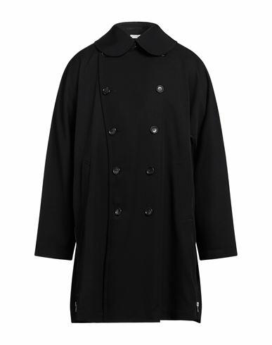 Comme Des Garçons Man Overcoat & Trench Coat Black Wool Cover