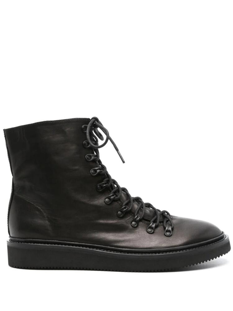 Yohji Yamamoto Horse Grain boots - Black Cover