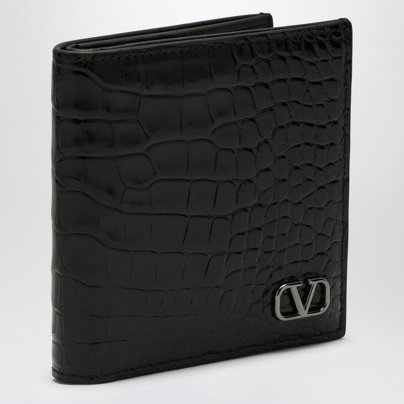 Valentino Garavani Signature VLogo Wallet Black Cover