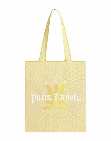 Palm Angels Man Shoulder bag Yellow Polyester, Polyurethane, Vinyon, Polyamide Cover