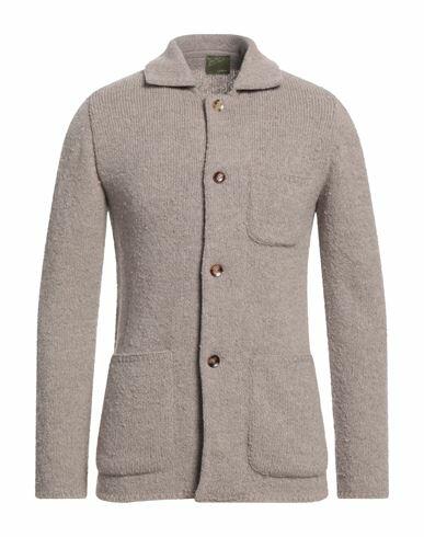 Lardini Man Cardigan Dove grey Wool, Polyamide Cover