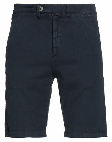 Homeward Clothes Man Shorts & Bermuda Shorts Navy blue Linen, Cotton, Elastane Cover