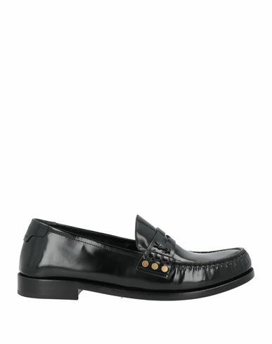 Saint Laurent Man Loafers Black Leather Cover