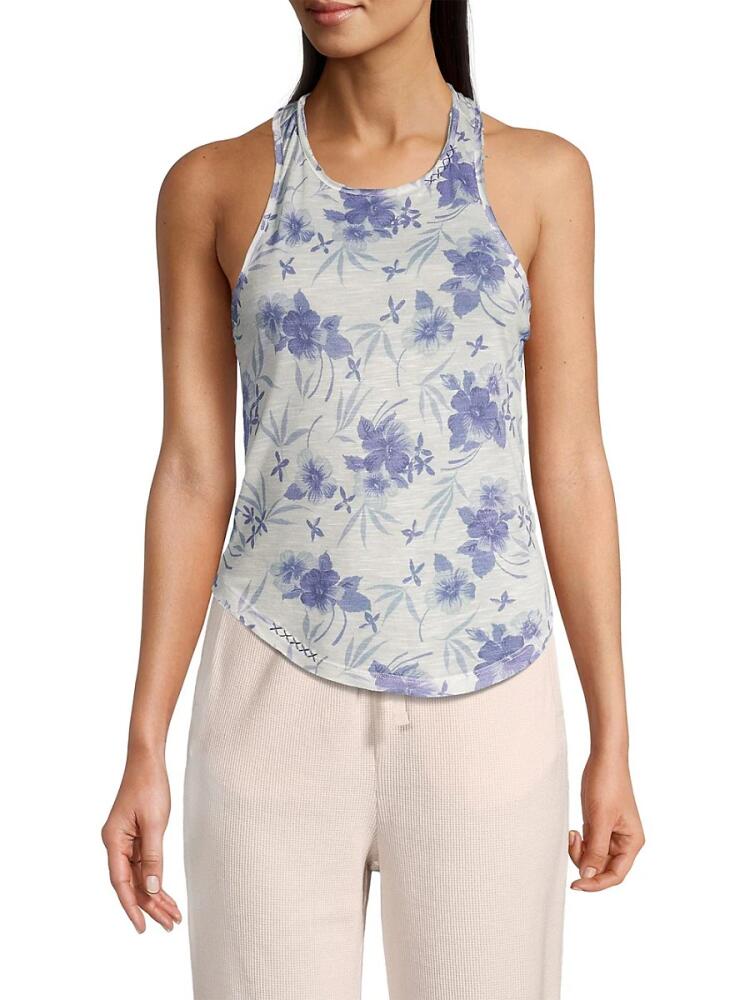 LoveShackFancy Women's Esmerie Floral Tank Top - Strong Current Cover