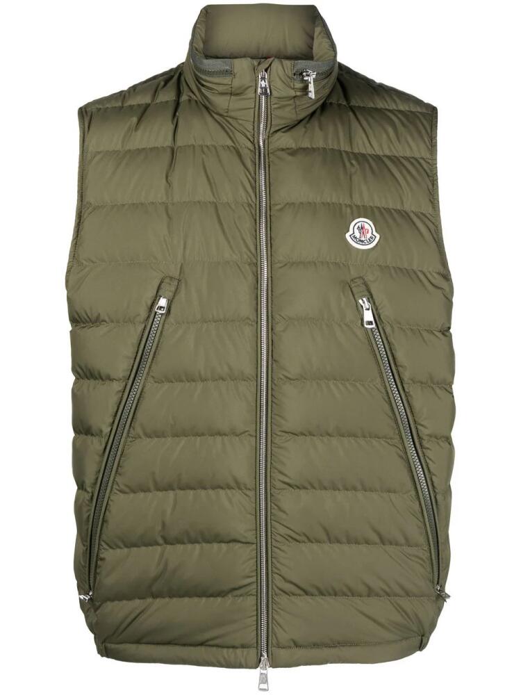 Moncler Albyt Down padded gilet - Green Cover