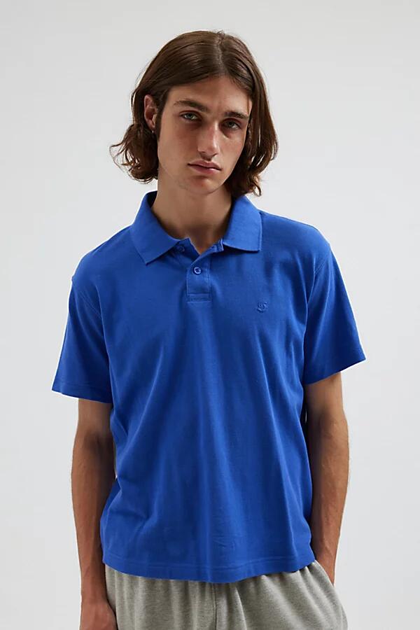 Standard Cloth Lightweight Short Sleeve Polo Tee in Blue Cover