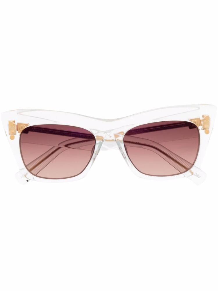 Balmain Eyewear B-II tinted-lens sunglasses - Gold Cover