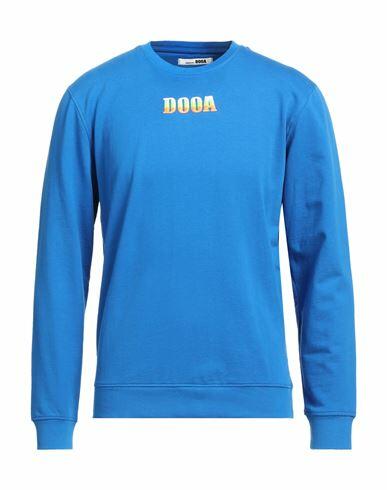 Dooa Man Sweatshirt Bright blue Cotton Cover