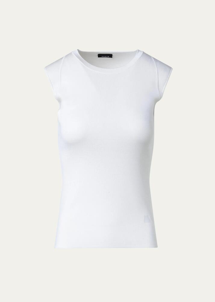 Akris Silk Stretch Pullover Tank Cover