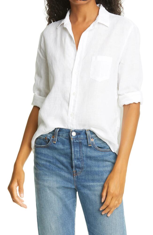 Frank & Eileen Eileen Relaxed Button-Up Shirt in White Cover