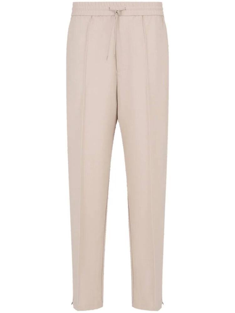 Emporio Armani wide-leg track pants - Neutrals Cover