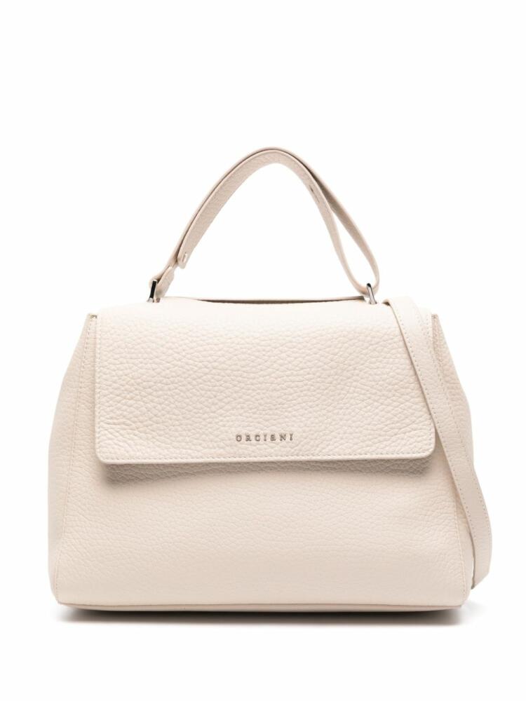 Orciani Sveva Soft leather tote bag - Neutrals Cover