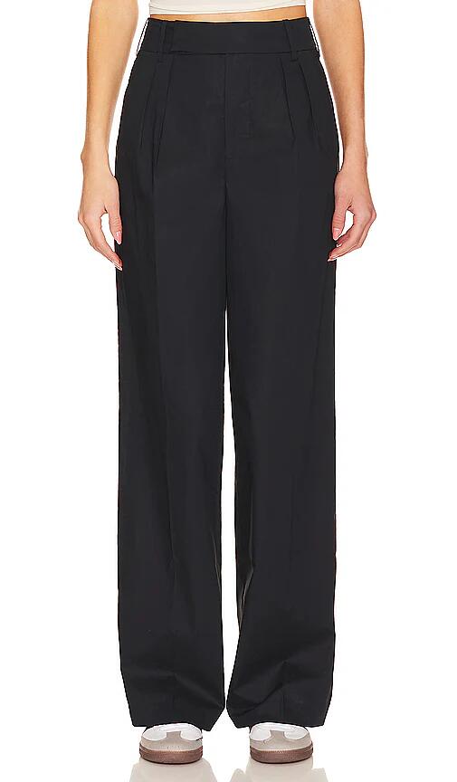 7 For All Mankind Poplin Trouser in Black Cover