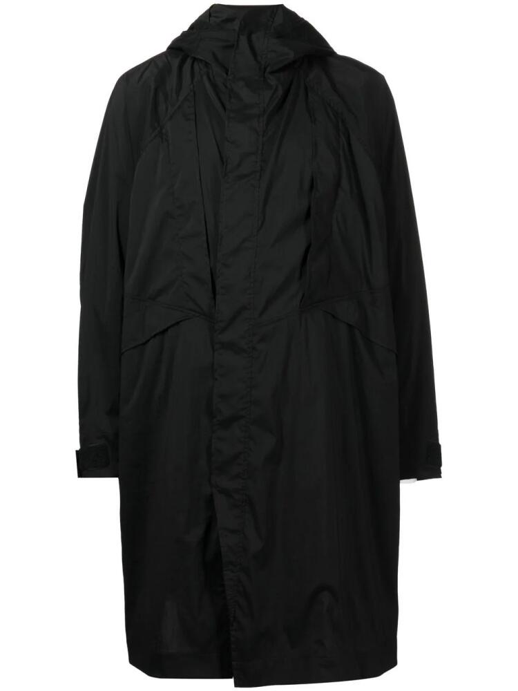 Julius Dusk Mod hooded raincoat - Black Cover