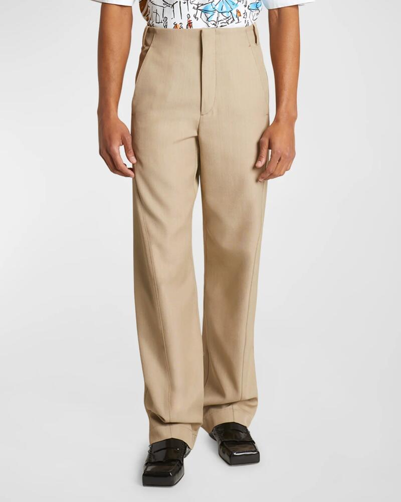 Jacquemus Men's Twisted Tailored Pants Cover