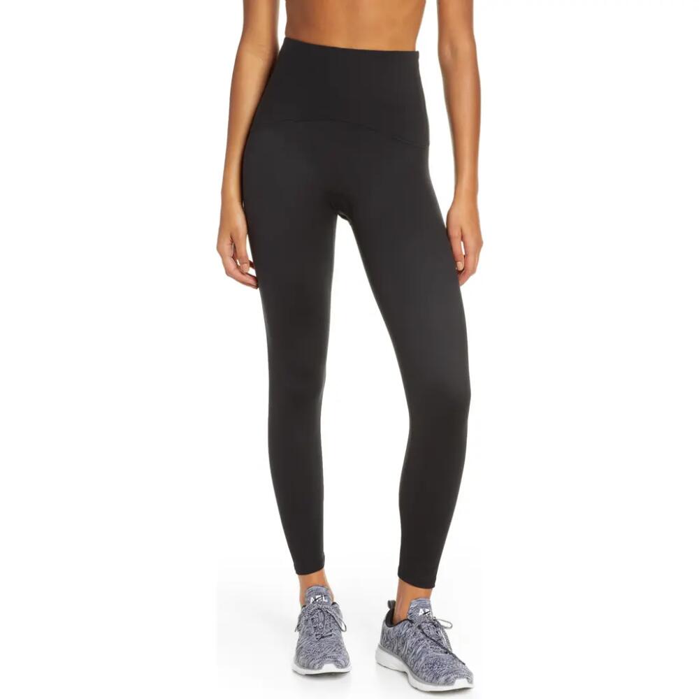 SPANX® Booty Boost Active High Waist 7/8 Leggings in Very Black Cover