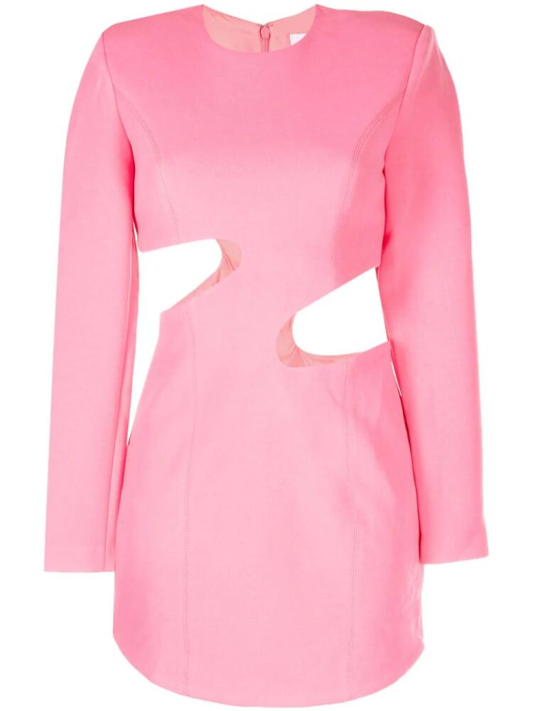 MISHA Cosette cut out-detail minidress - Pink Cover