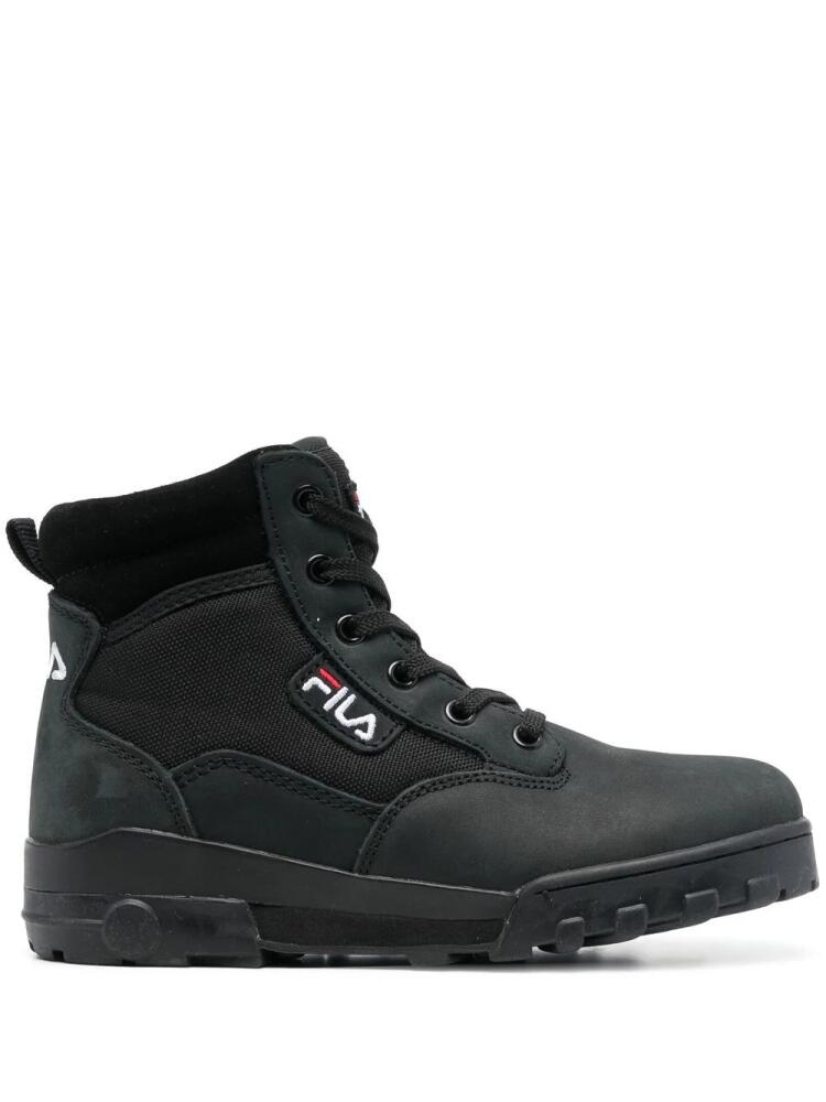 Fila Grunge lace-up ankle boots - Black Cover