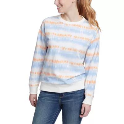 Eddie Bauer Women's Cozy Camp Crewneck Sweatshirt - Print Cover