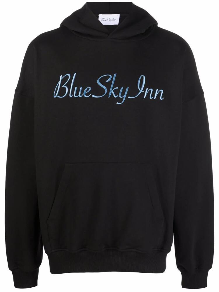 BLUE SKY INN logo-print pullover hoodie - Black Cover