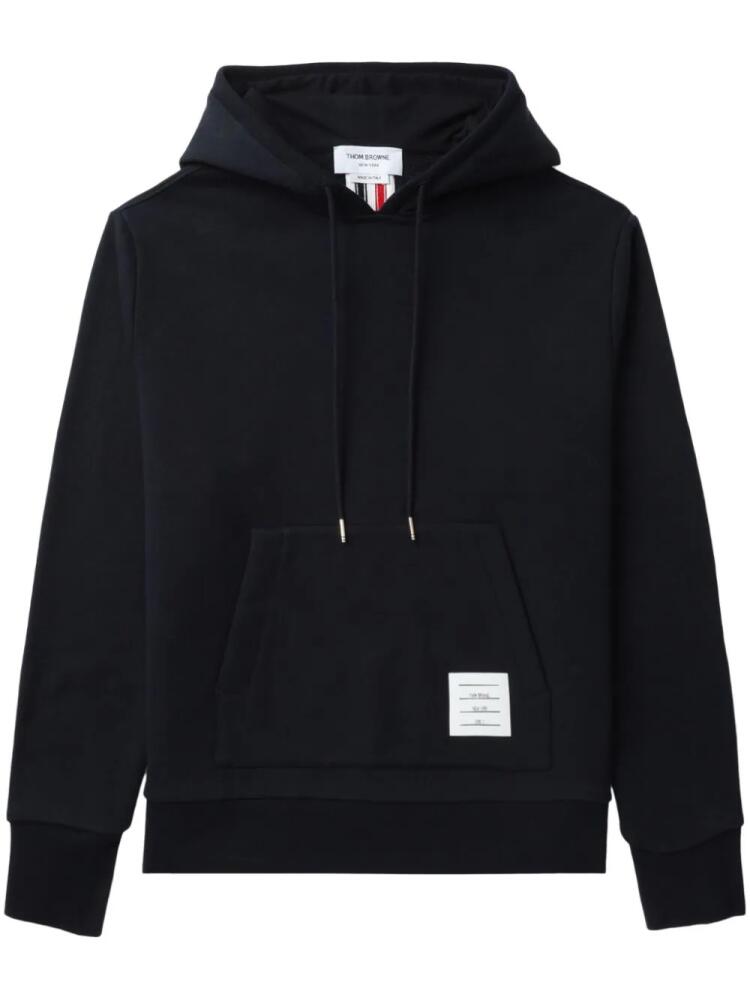 Thom Browne RWB stripe loopback hoodie - Blue Cover