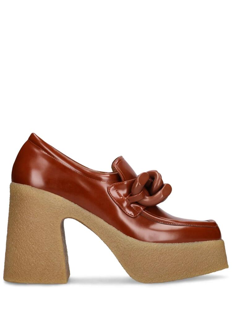 STELLA MCCARTNEY 115mm Skyla Alter Faux Leather Heels Cover