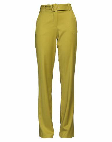 Silvian Heach Woman Pants Acid green Polyester, Viscose, Elastane Cover