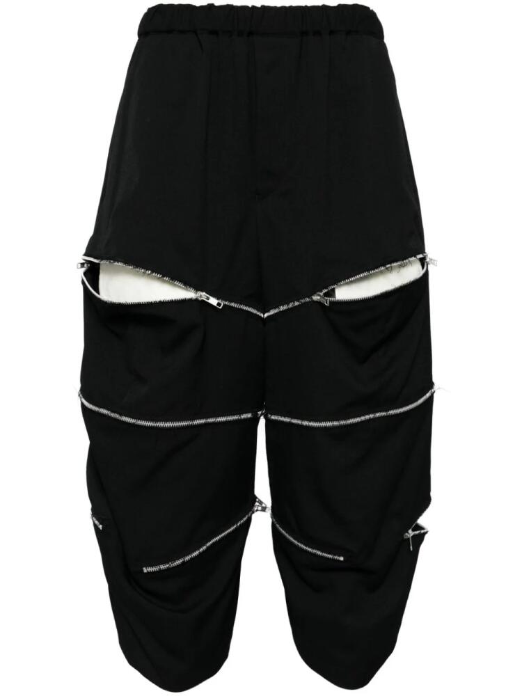 Black Comme Des Garçons zipper trousers Cover