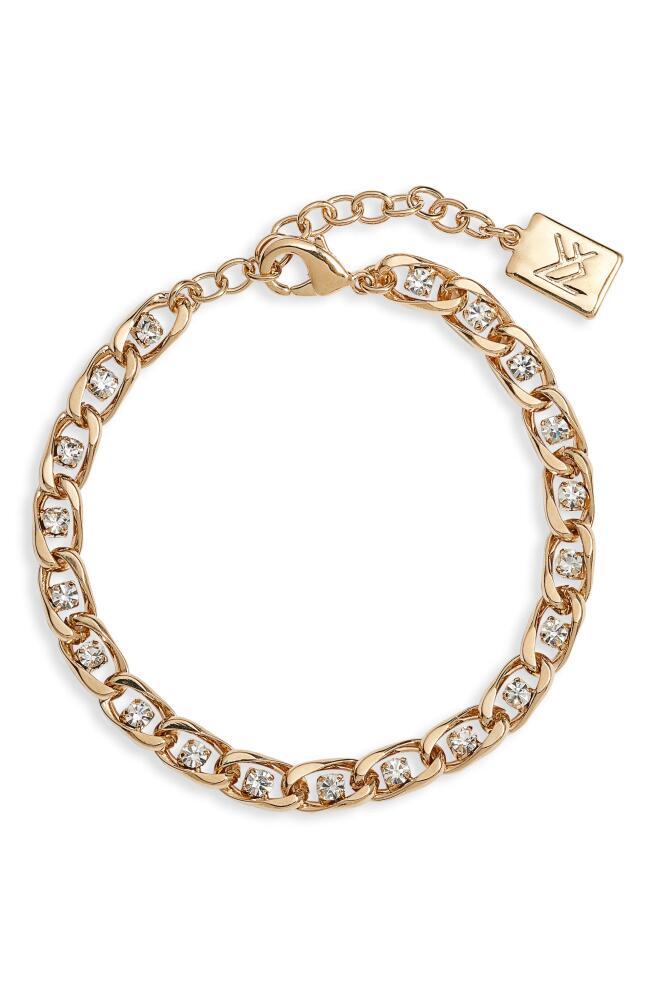 MIRANDA FRYE Jules Cubic Zirconia Bracelet in Gold Cover