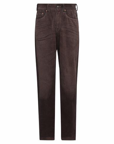 Magliano Man Pants Dark brown Cotton Cover