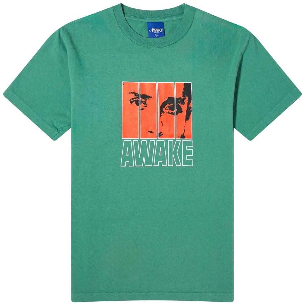 Awake NY Men's Vegas T-Shirt in Green Cover