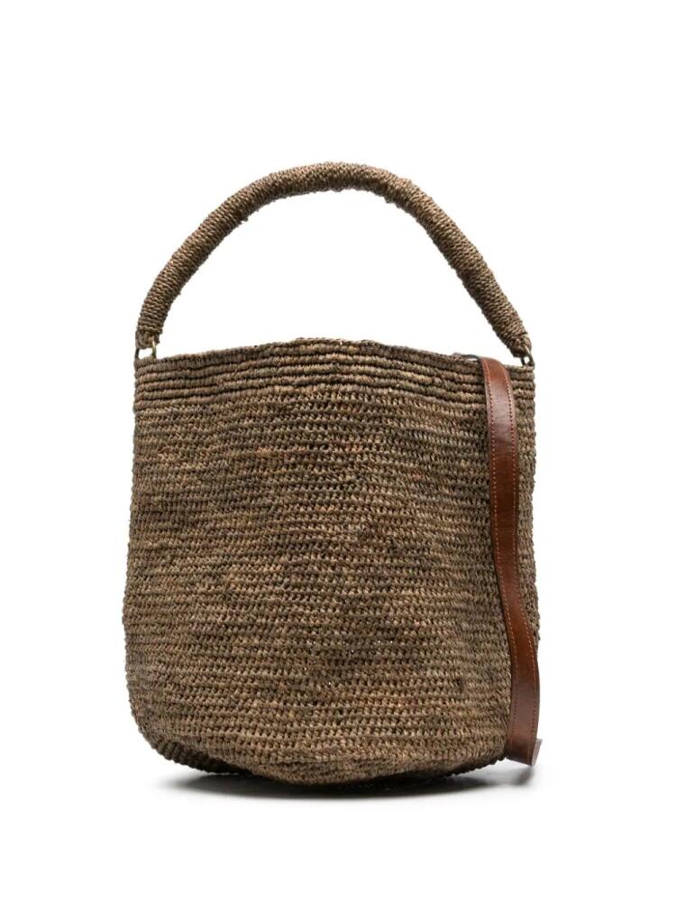 IBELIV Siny woven tote bag - Brown Cover