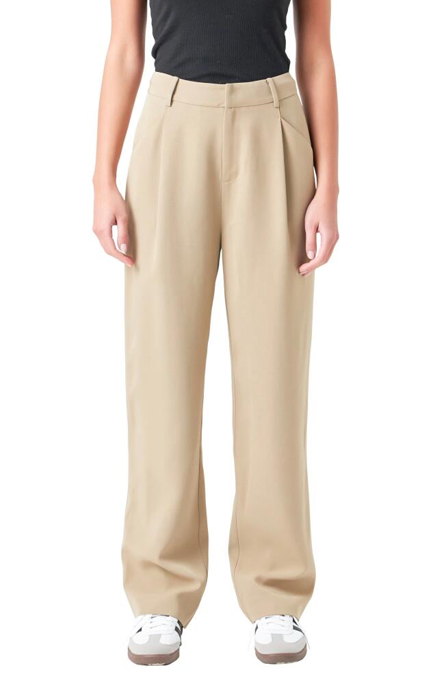 Grey Lab High Waist Wide Leg Pants in Khaki Cover