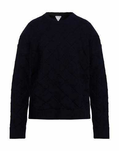 Bottega Veneta Man Sweater Midnight blue Wool, Polyamide, Elastane Cover