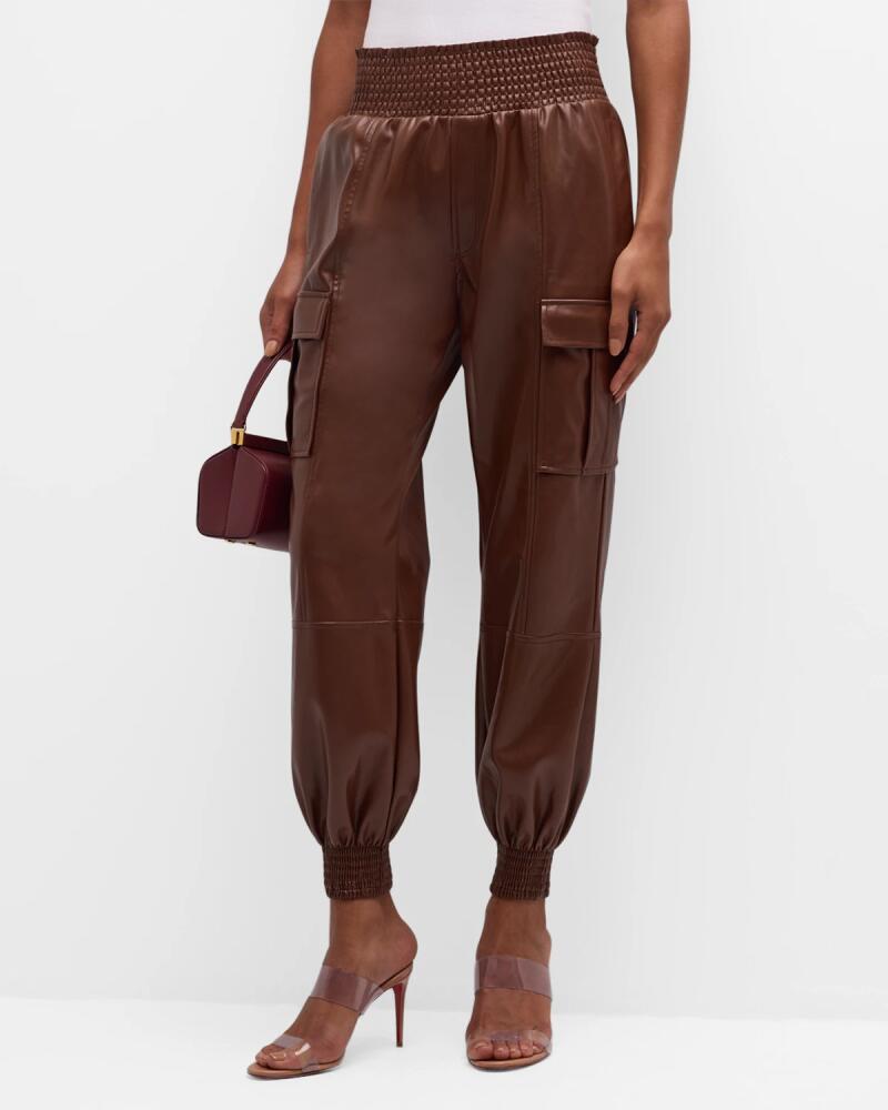 Cinq a Sept Jenning Vegan Leather Cargo Pants Cover