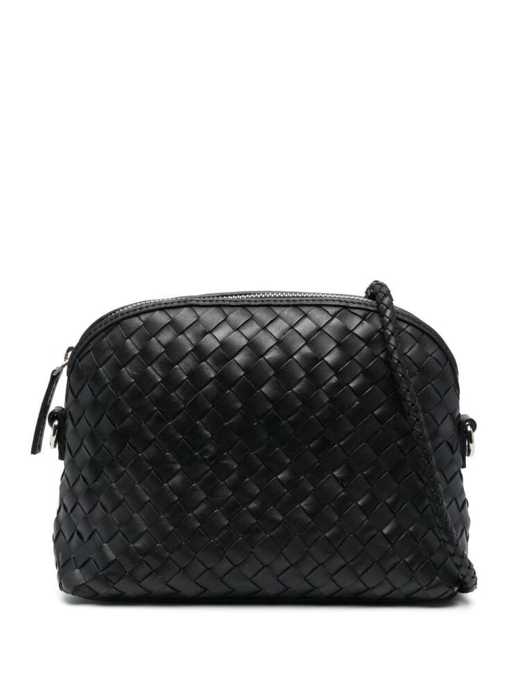 DRAGON DIFFUSION woven leather shoulder bag - Black Cover