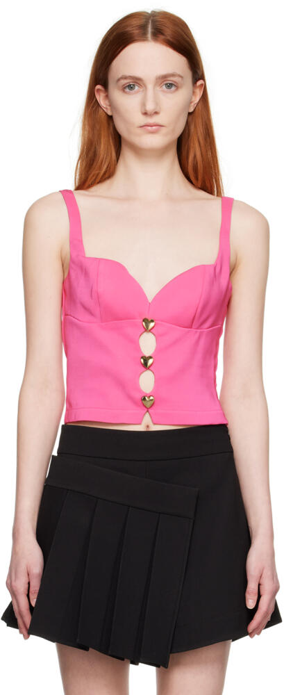 Marco Rambaldi Pink Cutout Tank Top Cover