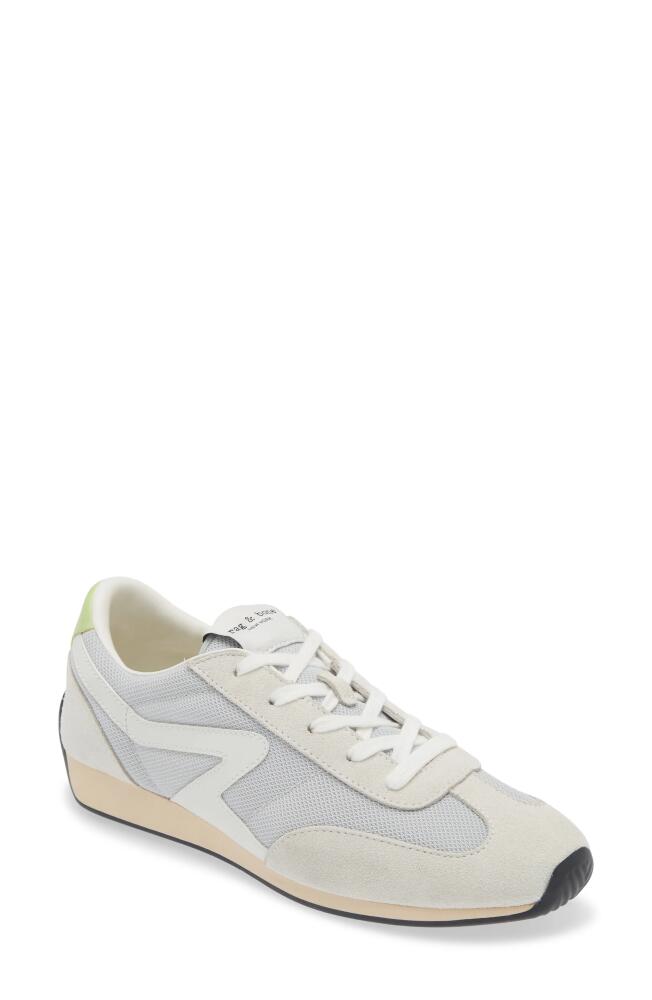 rag & bone Retro Runner Slim Sneaker in Cold Grey Suede Cover