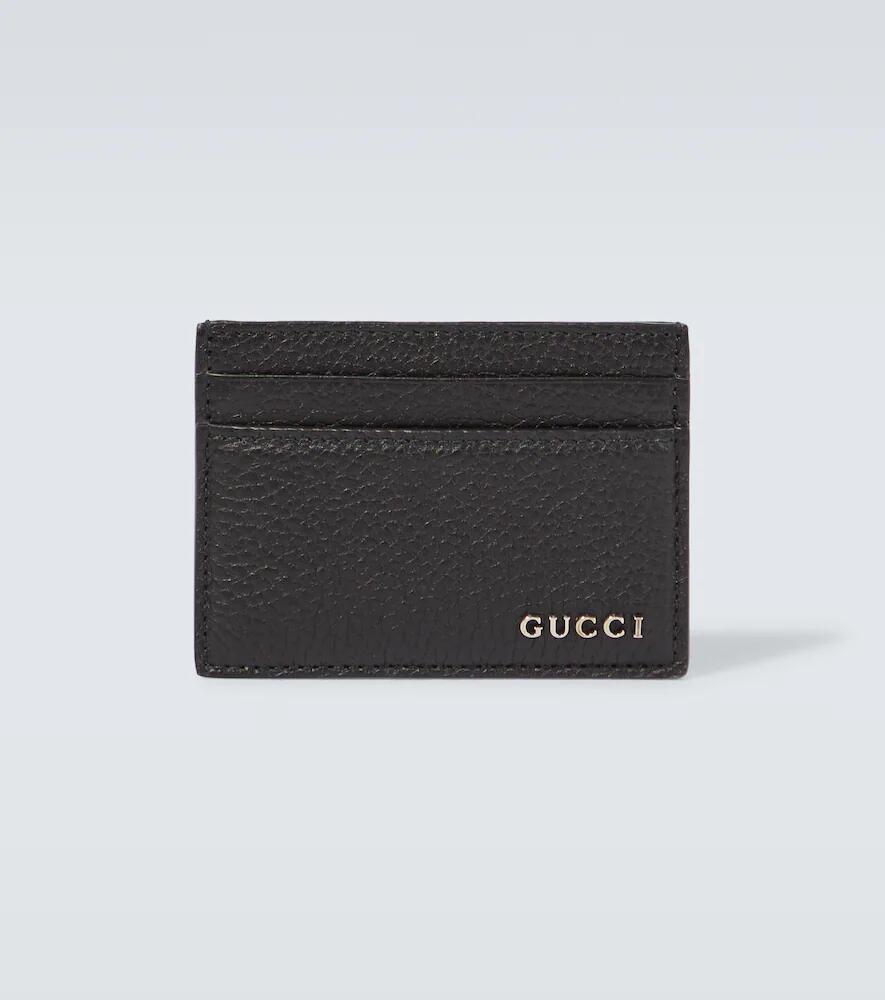 Gucci Logo leather card holder Cover