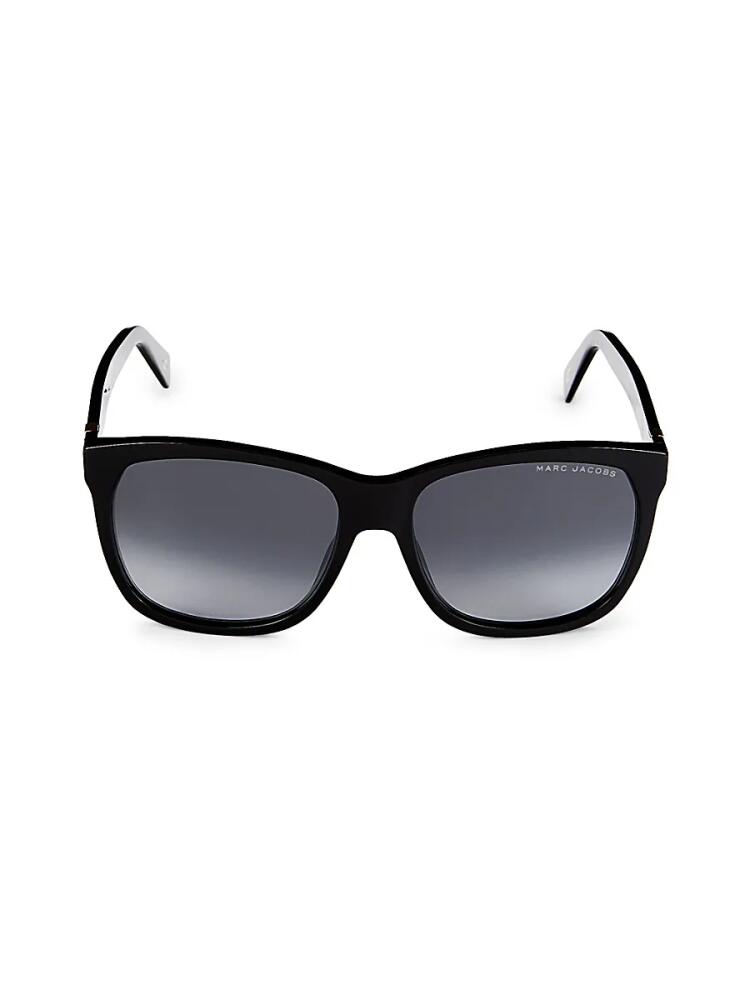 Marc Jacobs Women's 57MM Square Sunglasses - Black Cover