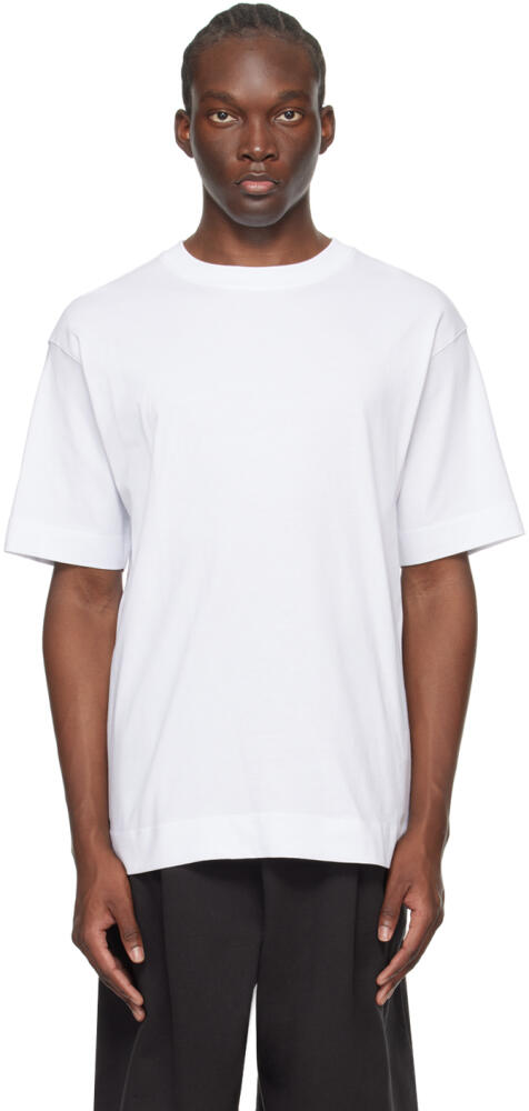 Dries Van Noten White Crewneck T-Shirt Cover