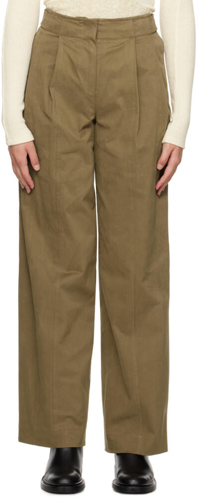 LVIR Khaki Pleated Trousers Cover