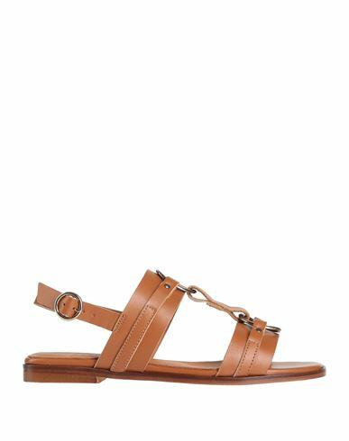 Anaki Woman Sandals Tan Soft Leather Cover