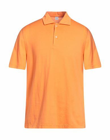 Aspesi Man Polo shirt Orange Cotton Cover